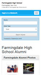 Mobile Screenshot of farmingdalehighschool.net